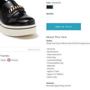 Stella McCartney Binx Falabella Platform Loafers